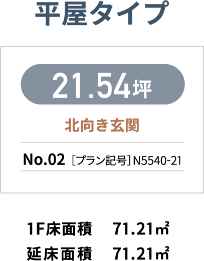 平屋タイプ